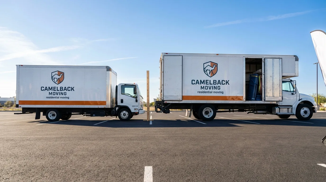 Moving truck size capacity guide in Harpersville
